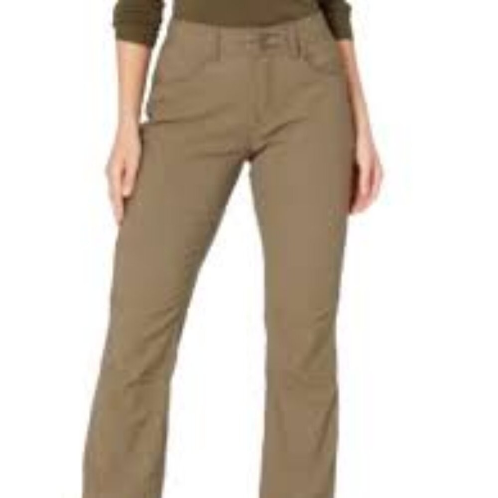 *Prana Halle Standard Fit Nylon Hiking Pants Size 6 Tall Khaki